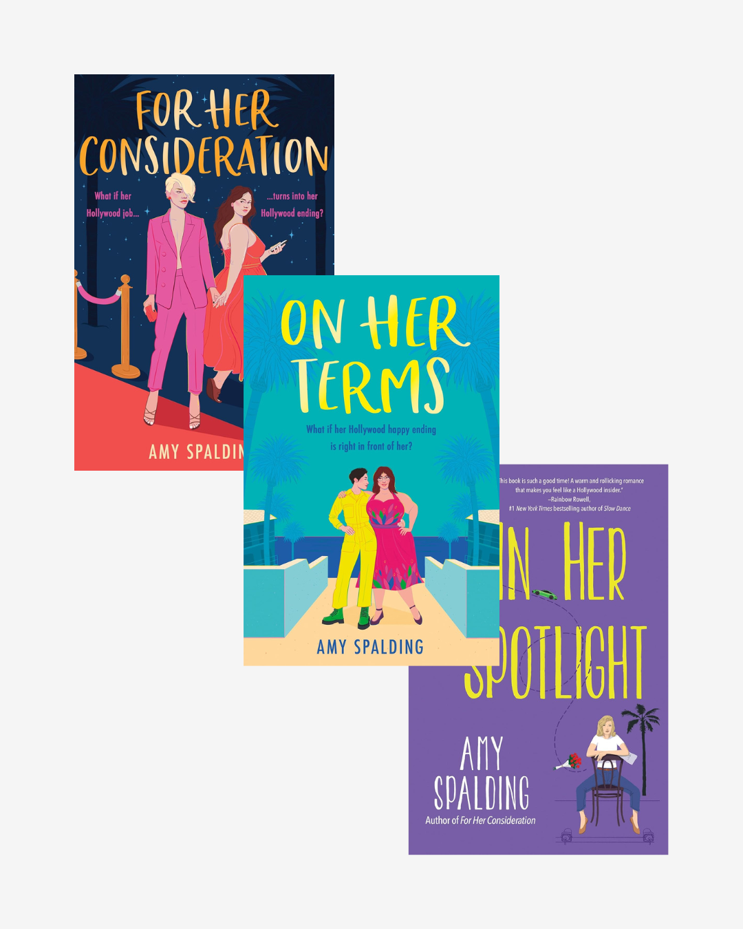Out in Hollywood Series by Amy Spalding